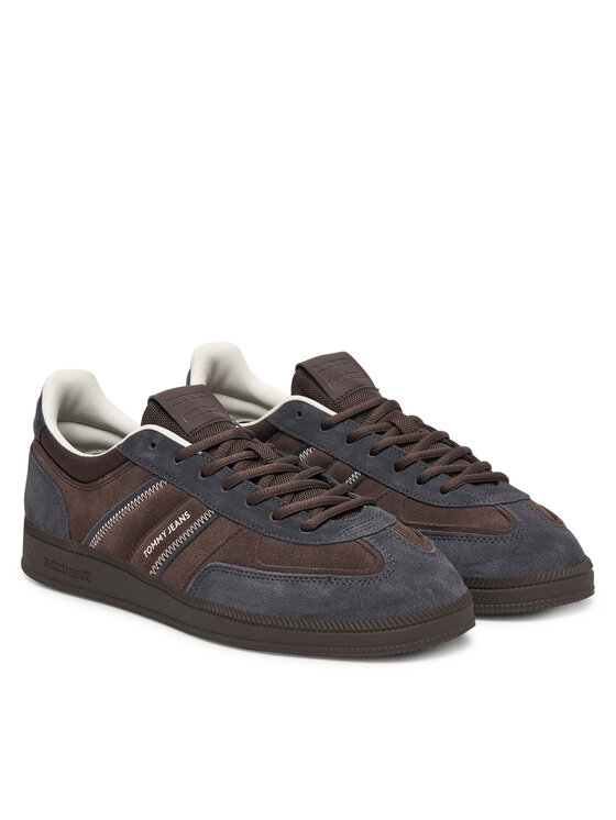 Tommy Jeans Tenisice Tommy Jeans The Greenwich Edge Suede EM0EM01662 Smeđa