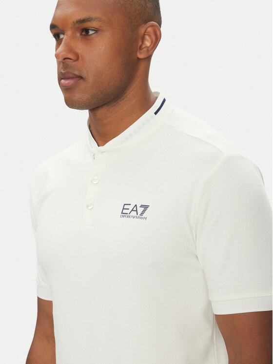 EA7 Emporio Armani EA7 Emporio Armani Polo marškinėliai 7M000183 AF13511 U0005 Balta Regular Fit
