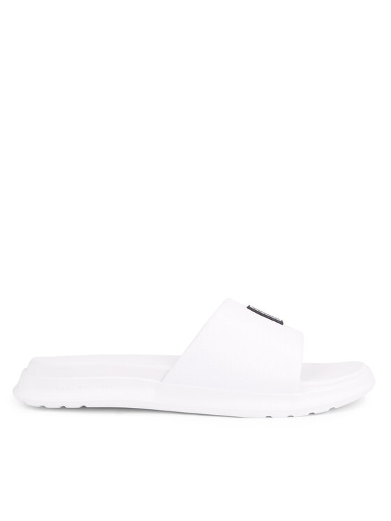 Tommy Hilfiger Natikače Tommy Hilfiger Dual Density Th Pool Slide FM0FM05016 Bijela