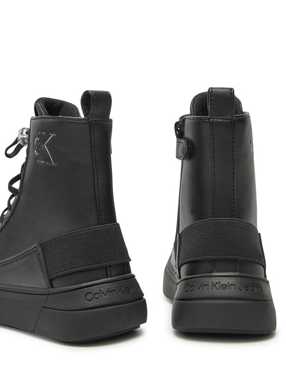 Calvin Klein Jeans Aulinukai Calvin Klein Jeans Lace-Up Bootie V3A5-80988-1355 M Juoda