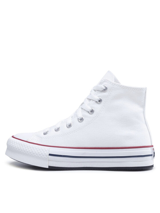 Converse Sportbačiai Converse Chuck Taylor All Star Eva Lift Hi 272856C Balta