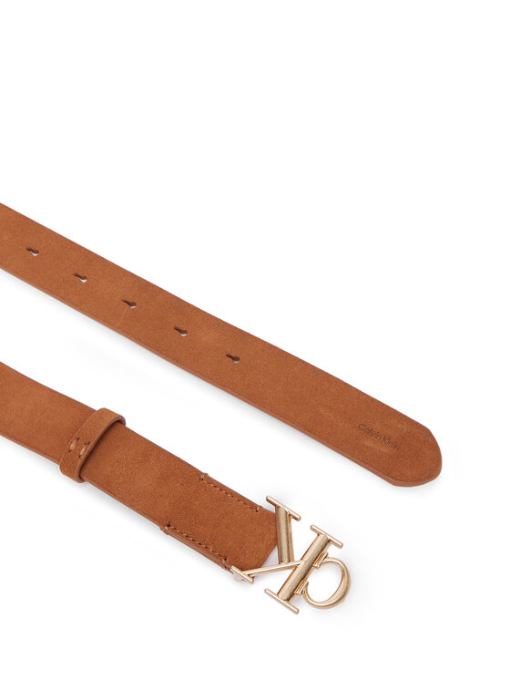 Calvin Klein Női öv Calvin Klein Round Ck Buckle Suede LV04F7144G Barna
