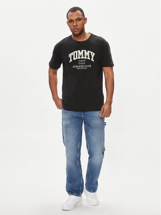 Tommy Jeans Tommy Jeans T-Shirt Athletic Club DM0DM18557 Μαύρο Regular Fit