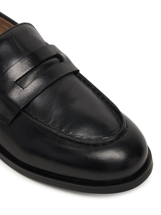 Calvin Klein Scarpe basse Calvin Klein Ess Rubber Penny Loafer Pol Lth HM0HM02025 Nero