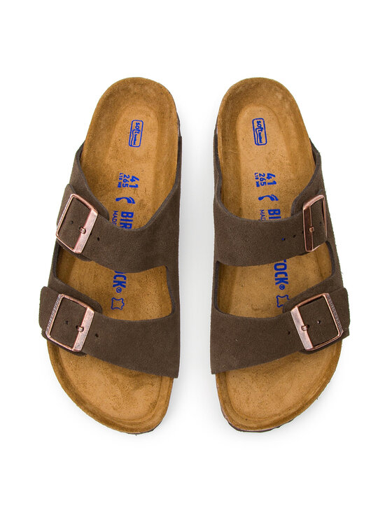 Birkenstock Шльопанці Birkenstock Arizona zamsz 0951313 Коричневий