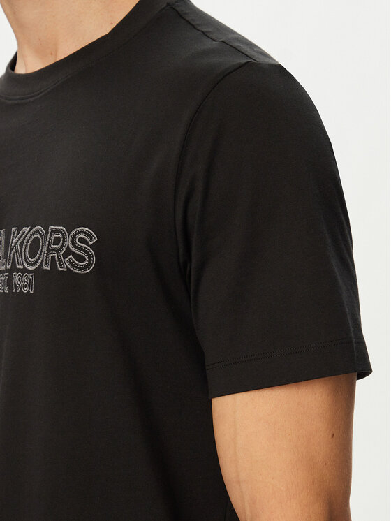 MICHAEL Michael Kors MICHAEL Michael Kors Camiseta CF6536OFV4 Negro Regular Fit