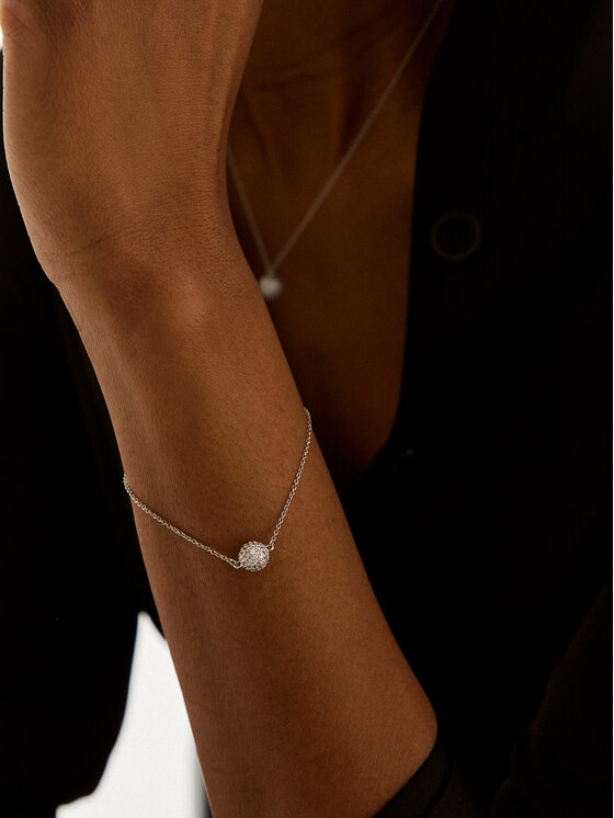 Daniel Wellington Náramok Daniel Wellington Pavé DW00400656 Strieborná