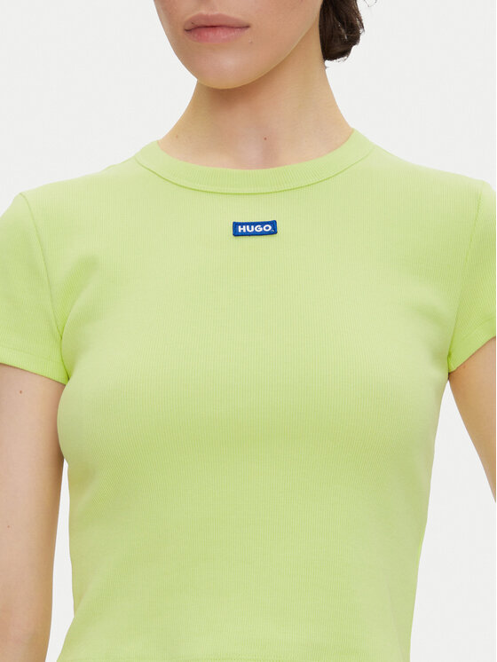HUGO HUGO Camiseta Baby 50510749 Verde Slim Fit