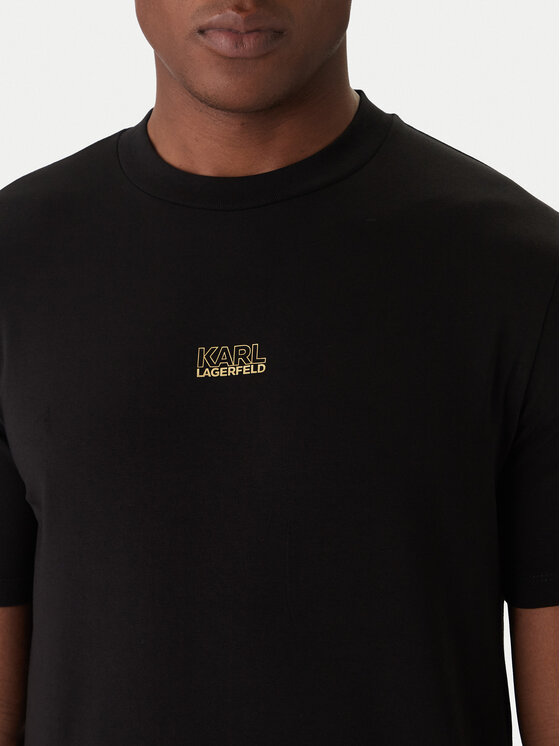 KARL LAGERFELD KARL LAGERFELD Camiseta 755034 561235 Negro Regular Fit