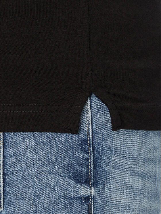 Guess Guess Поло M6YP66 K4394 Чорний Extra Slim Fit