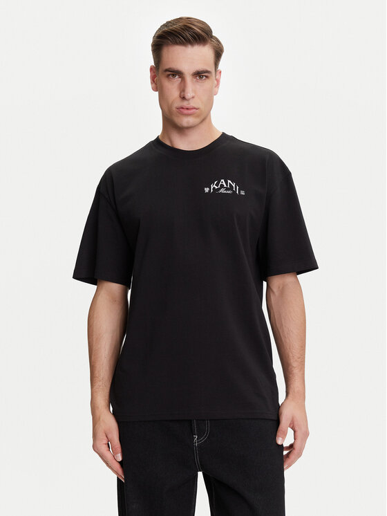 Karl Kani Karl Kani T-shirt Palm Print PD00005331 Nero Relaxed Fit