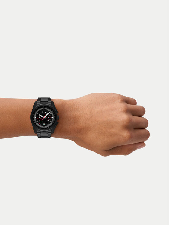 Armani Exchange Годинник Armani Exchange Parker Chronograph AX2864 Чорний