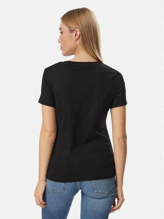 Guess Guess Camiseta W6BI21 K6040 Negro Regular Fit