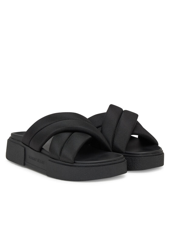 Tommy Jeans Chanclas Tommy Jeans Tjw Flatform Sandal EN0EN02775 Negro