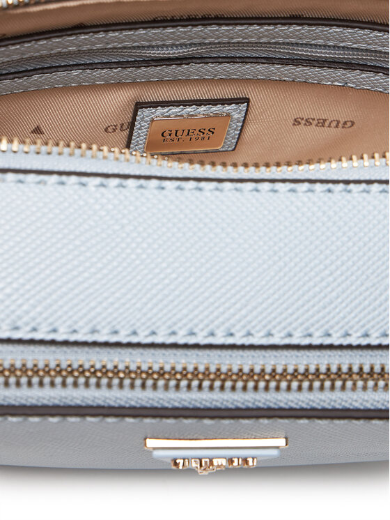 Guess Ročna torba Guess Noelle II HWZG96 72140 Svetlo modra