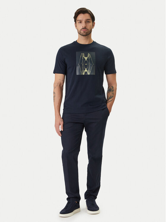BOSS BOSS Camiseta Creature 50561861 Azul marino Regular Fit