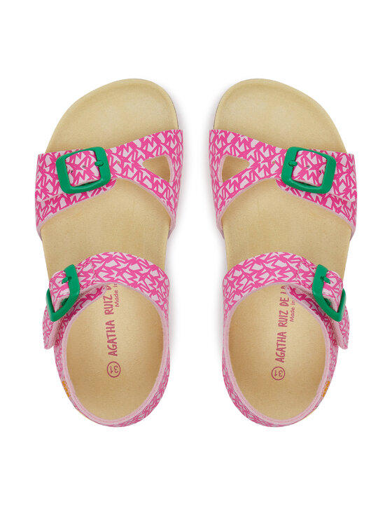 Agatha Ruiz de la Prada Босоніжки Agatha Ruiz de la Prada 252943 S Рожевий