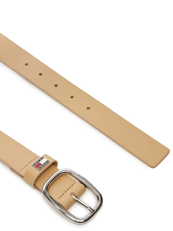 Tommy Jeans Dámsky opasok Tommy Jeans Tjw Oval 3.0 AW0AW15836 Écru