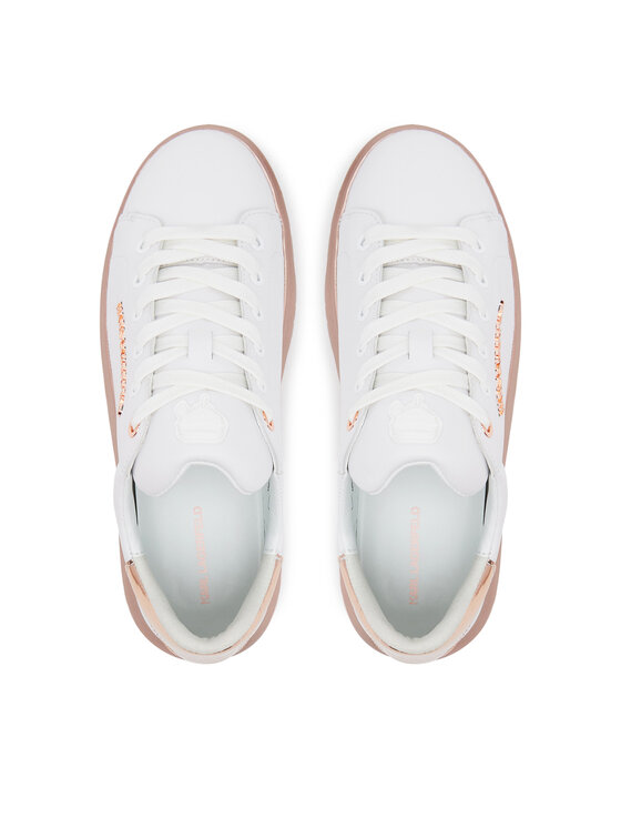 KARL LAGERFELD Sneakersy KARL LAGERFELD KL64519A Biela