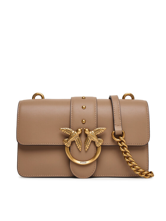 PINKO Ročna torba PINKO Love One Mini ST.CL Al 25-26 PLTT 105856 A0F1 Rjava
