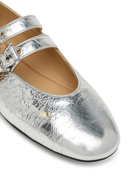 MICHAEL Michael Kors Балетки MICHAEL Michael Kors Rowen Flex Ballet 40R6RWFP1M Срібний