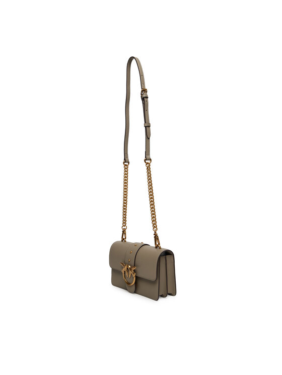 PINKO Τσάντα PINKO Love One Mini ST.CL Al 25-26 PLTT 105856 A0F1 Γκρι
