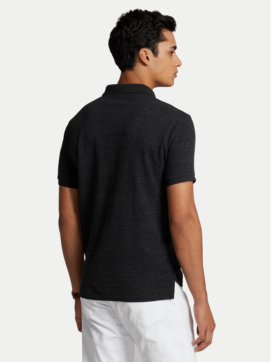 Polo Ralph Lauren Polo Ralph Lauren Поло 710680784011 Чорний Custom Slim Fit