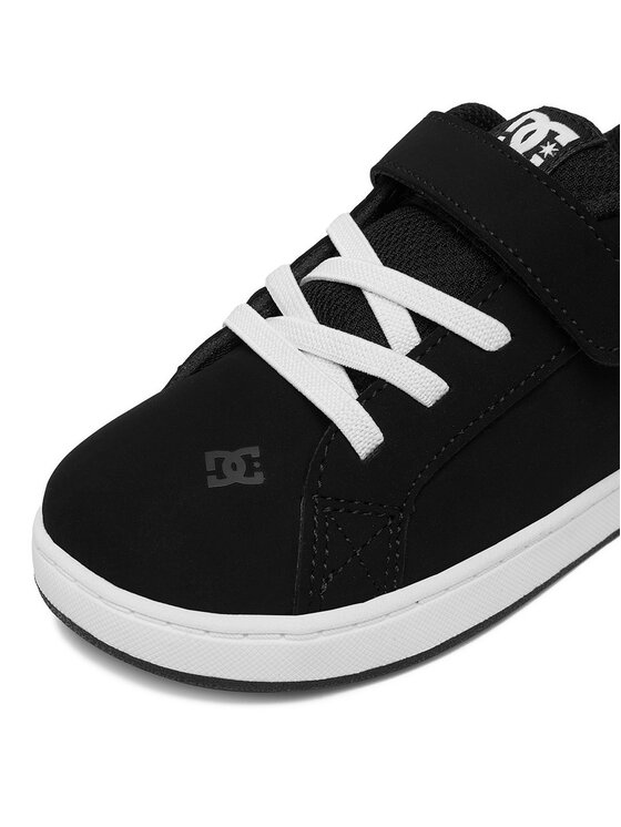 DC Shoes Снікерcи DC Shoes EO-COURT GRAFFIK ELASTIC TODDLER DC02547002 Чорний