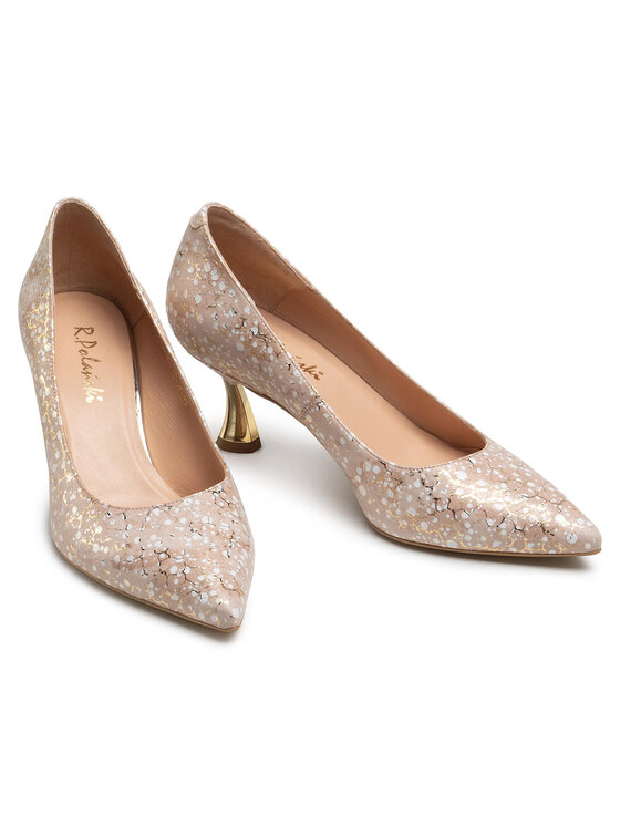 R.Polański Pantofi pumps R.Polański 1210 Bej