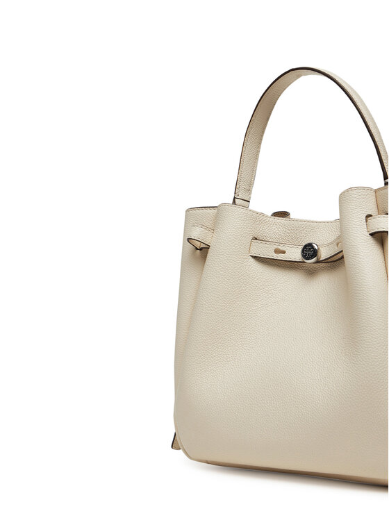 Tory Burch Torebka Tory Burch Romy Bucket Bag 166982 Kremowy