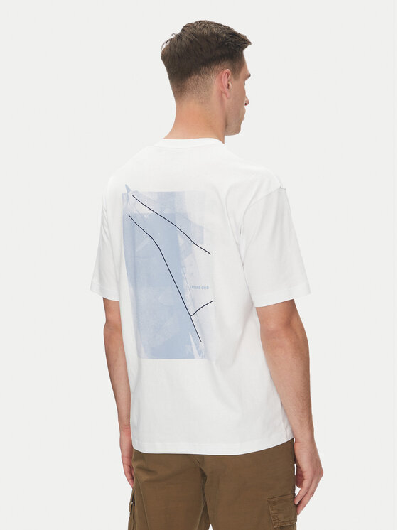 BOSS BOSS Футболка 50546374 Білий Relaxed Fit