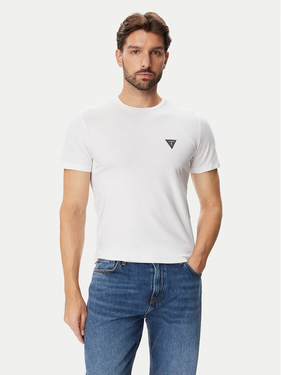 Guess Guess Camiseta U6BM01 K5385 Blanco Regular Fit