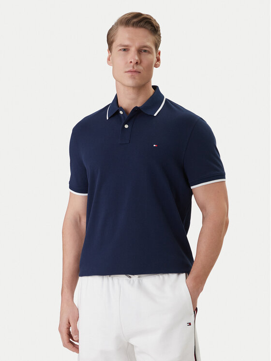 Tommy Hilfiger Tommy Hilfiger Polo Pique MW0MW42748 Azul marino Regular Fit