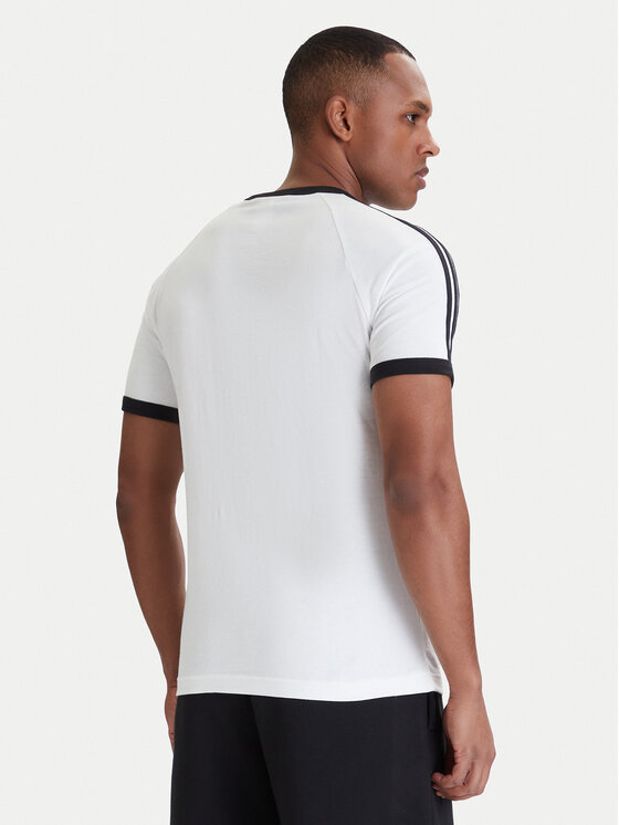 adidas adidas Camiseta 3-Stripes Ringer KF0418 Blanco Slim Fit