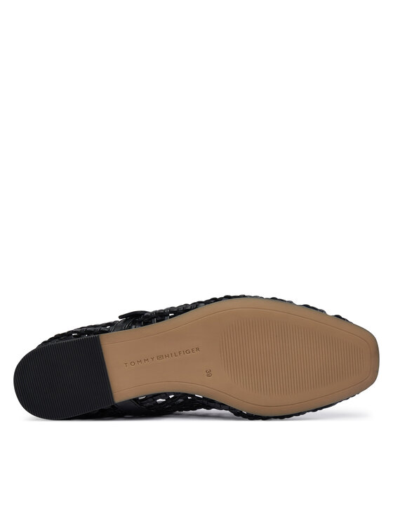 Tommy Hilfiger Balerini Tommy Hilfiger Mary Jane Ballerinas FW0FW09244 Negru