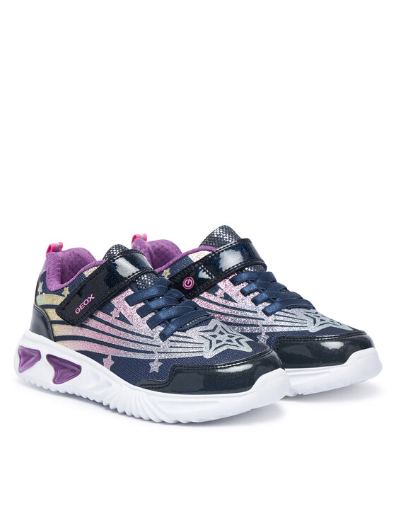Geox Tenisice Geox J Assister Girl J56E9B 0ASKN C4269 D Tamnoplava