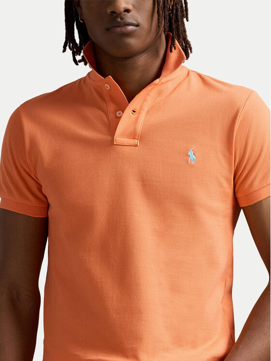 Polo Ralph Lauren Polo Ralph Lauren Polo majica 710536856448 Oranžna Slim Fit