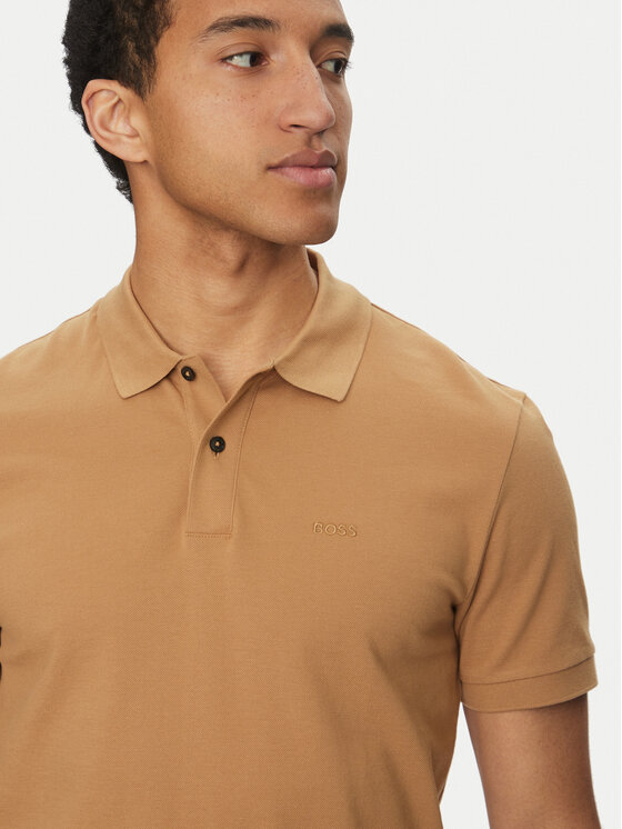 BOSS BOSS Поло Pallas 50468362 Бежевий Regular Fit