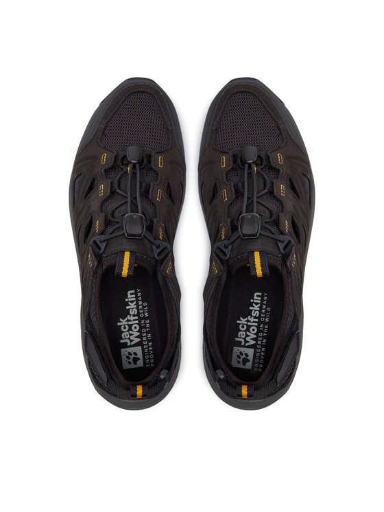 Jack Wolfskin Трекінгові черевики Jack Wolfskin Woodland 2 Hybrid Low M 4051301 Чорний