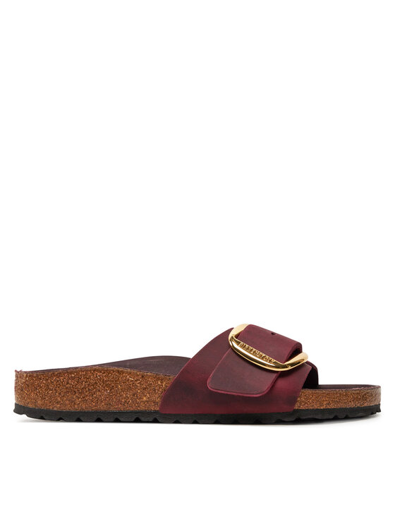 Birkenstock Natikače Birkenstock Madrid Big Buckle Leoi 1028031 Tamnocrvena