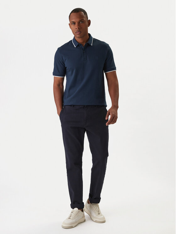 BOSS BOSS Polo Passertip 50507699 Azul marino Slim Fit