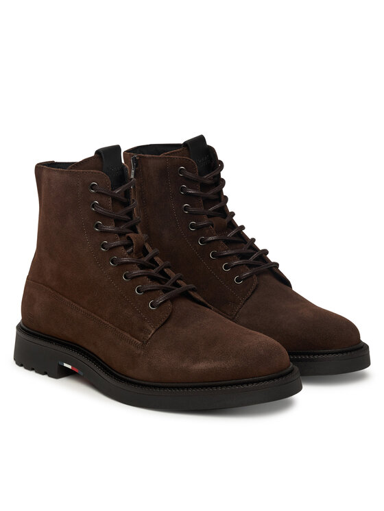Tommy Hilfiger Čižmy Tommy Hilfiger Comfort Lwt FM0FM05594 Hnedá