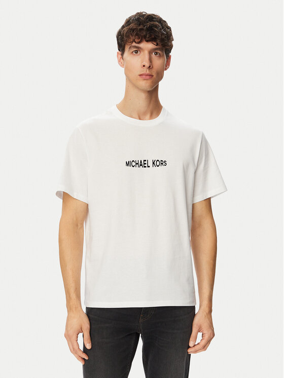 MICHAEL Michael Kors MICHAEL Michael Kors Camiseta CF6535WFV4 Blanco Regular Fit