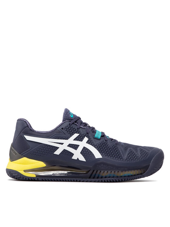 Asics Buty do tenisa Asics Gel-Resolution 8 Clay 1041A076 Granatowy