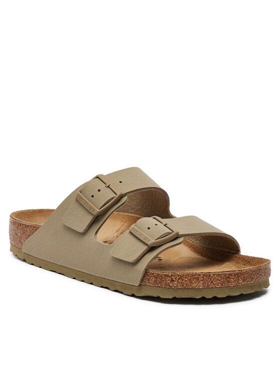 Birkenstock Шльопанці Birkenstock Arizona Birko-Flor 1027704 Хакі