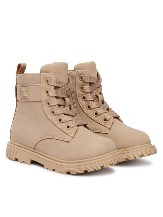Calvin Klein Trzewiki Calvin Klein Cher V1A5-83409-0315 Beżowy