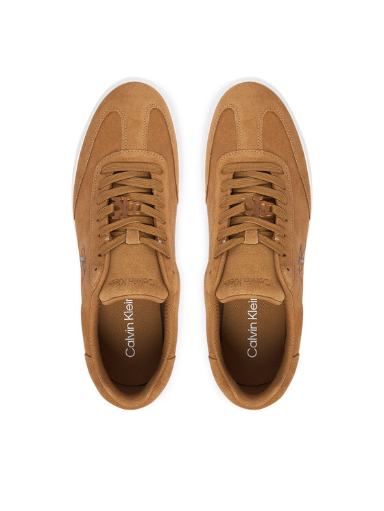 Calvin Klein Sneakers Calvin Klein Low Prof Cupsole Wt Su HM0HM02201 Maro deschis
