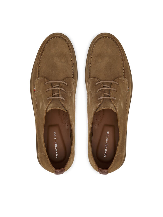 Tommy Hilfiger Mokasini Tommy Hilfiger Moc T Derby FM0FM05495 Rjava