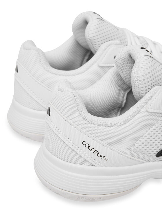 adidas Boty na tenis adidas Courtflash Tennis Shoes Kids KK3865 Bílá