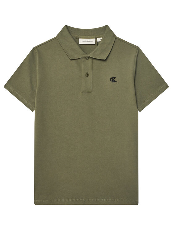 Calvin Klein Jeans Calvin Klein Jeans Polo majica Essential IB0IB02486 D Zelena Regular Fit